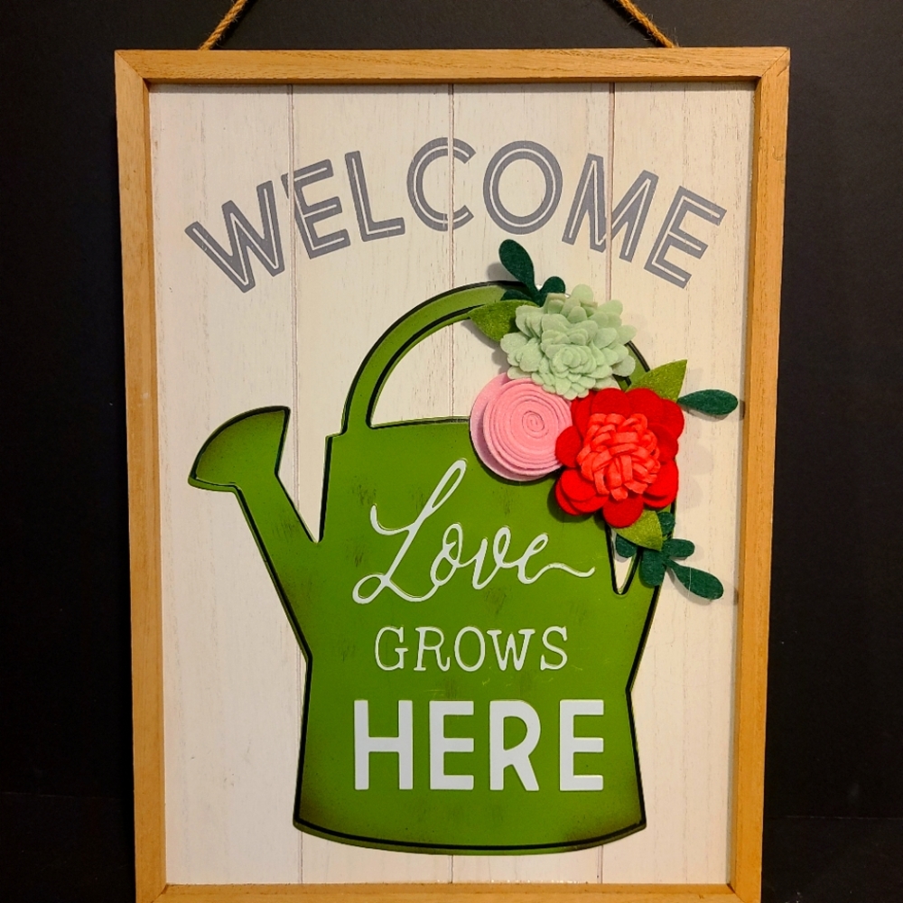 Patio/Garden Hanging Wood Wall Decor